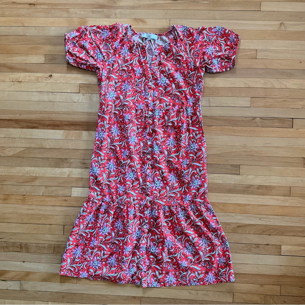 NWOT LOFT Floral Maxi Dress